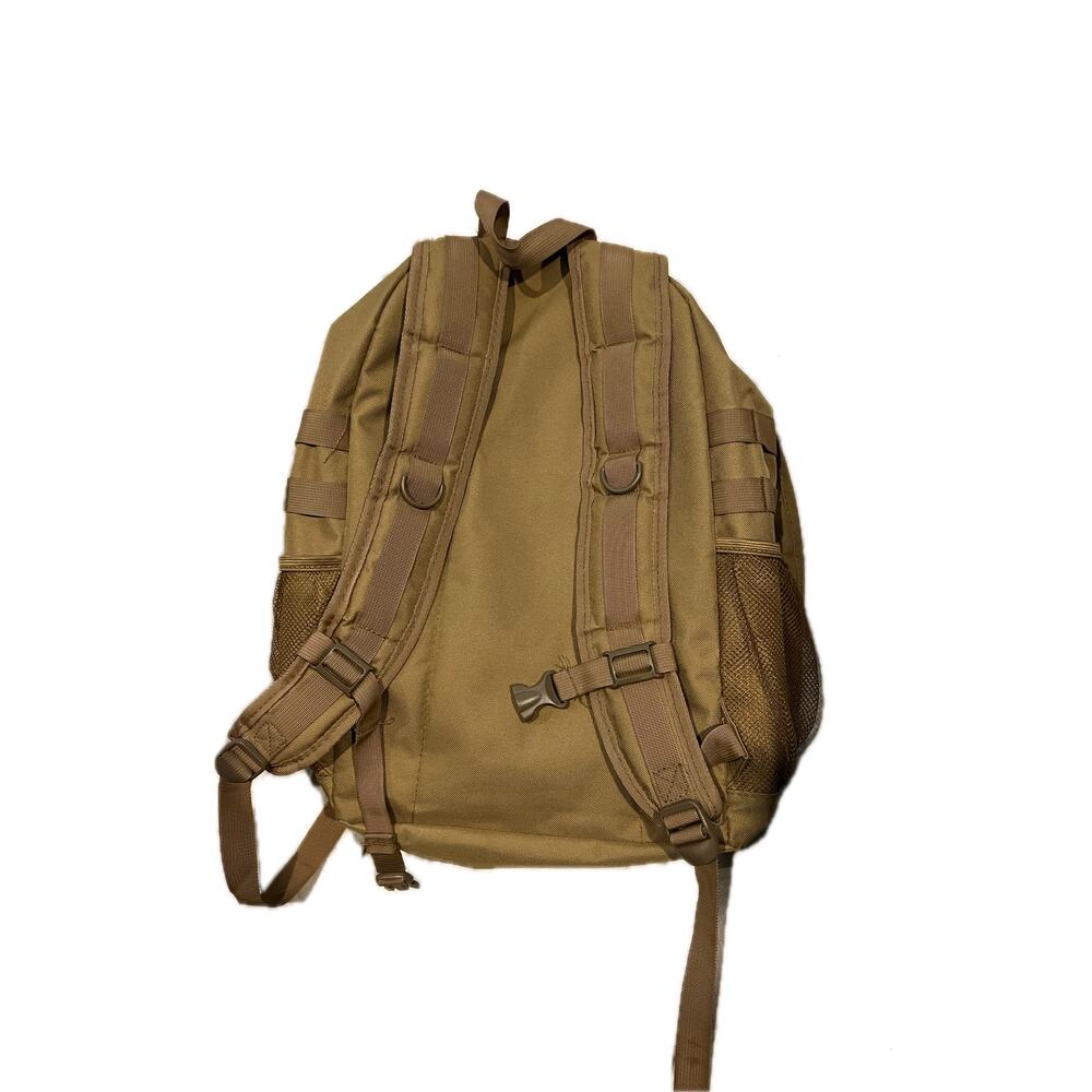 East West Brown/Tan Tactical Backpack - Picture 2 of 5